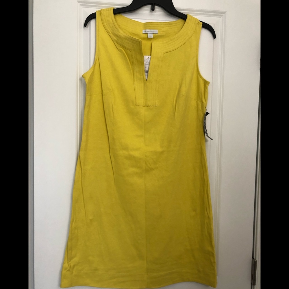 Brand new. Yellow sleeveless dress